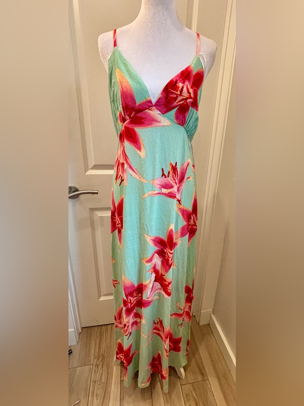NWT Paper Heart Floral Maxi Dress - L